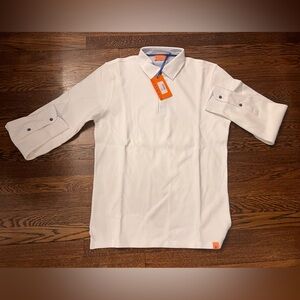 NWT Pauri and Casati Men’s Warm Long Sleeve Polo